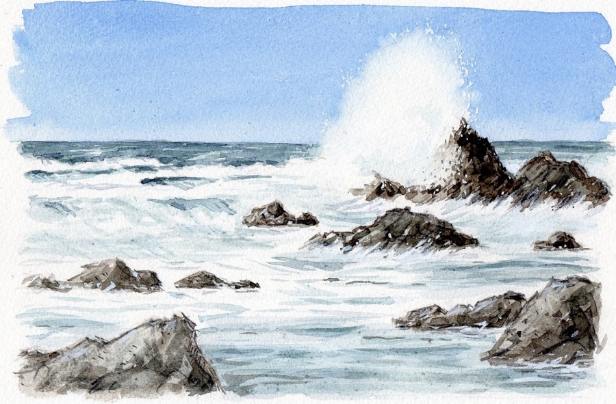 藤森悠二水彩画教室 ・ 神奈川 横浜 戸塚 オンライン添削